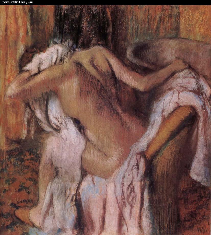 Edgar Degas After bath